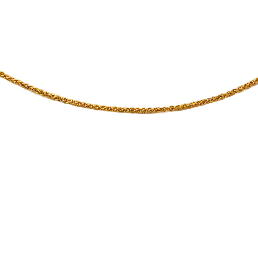 9ct gold 20 inch spiga Chain